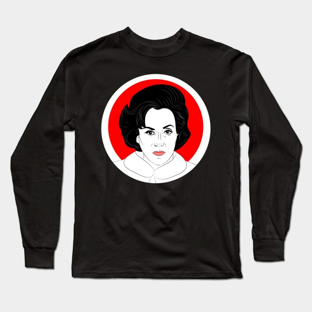 Rosa Long Sleeve T-Shirt by OneLittleCrow